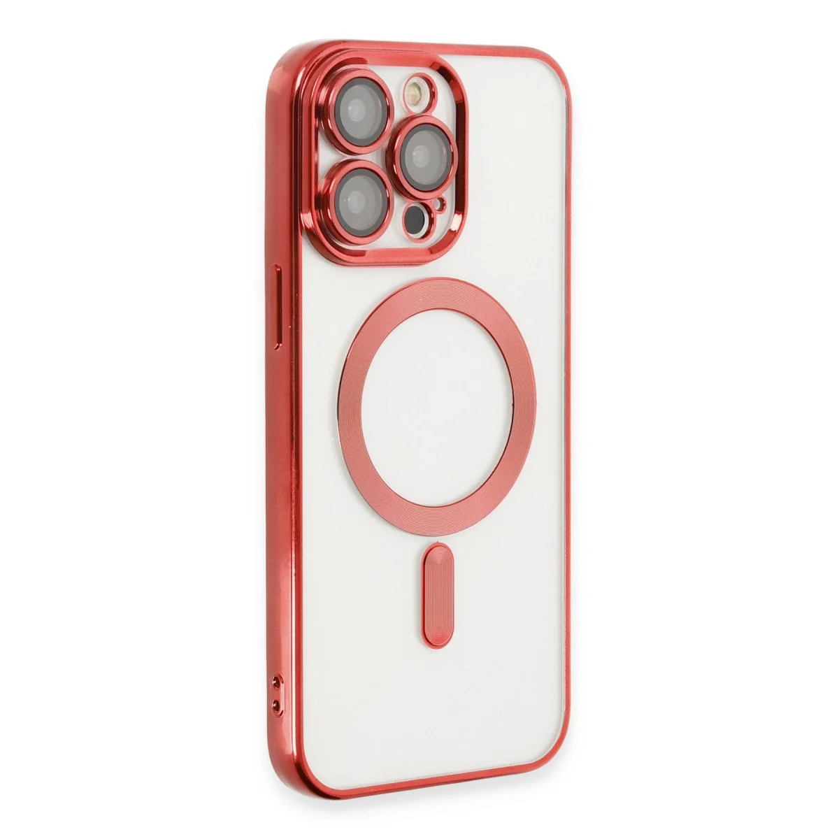 Apple İphone 15 Pro Max Kılıf Kross Magneticsafe Kapak - Kırmızı görsel 2