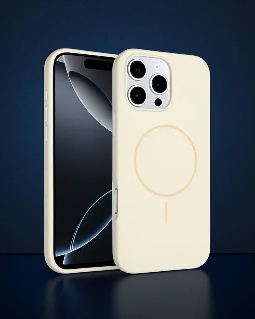Joko Apple İphone 16 Pro Max Kılıf Jully Magsafe Kapak - Bej