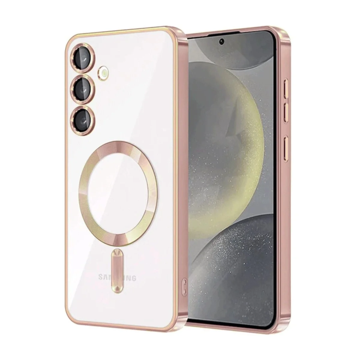 Samsung Galaxy A55 5g Kross Magneticsafe Kapak - Rose
