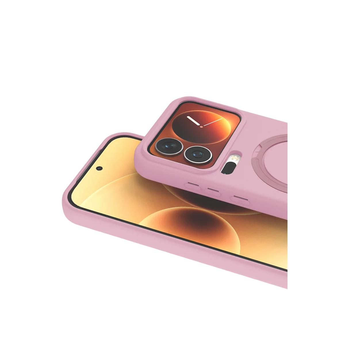 Xiaomi Mi 17 Pro Regal Magsafe Standlı Kapak - Açık Pembe görsel 2