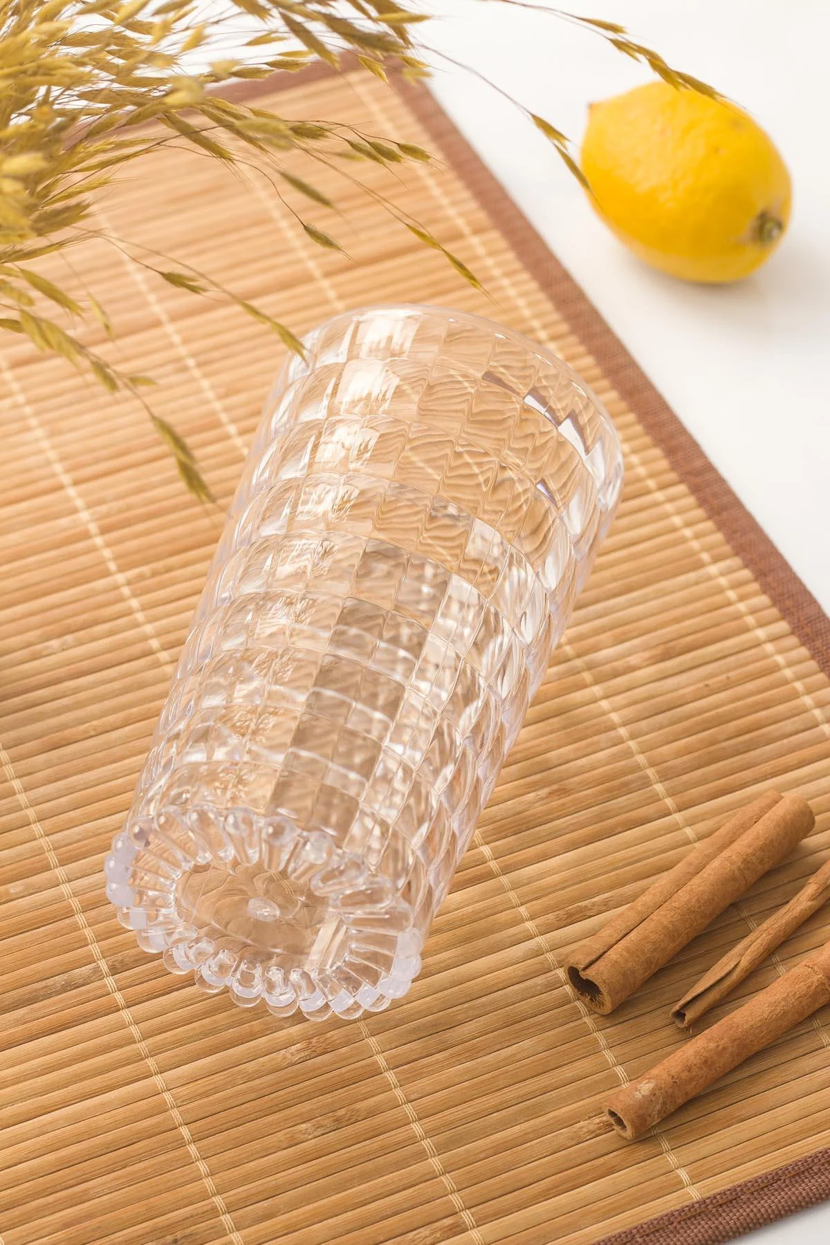 Allegra Şeffaf Bardak - 750 ml Tekli Akrilik Malzeme - Cam Değildir Kırılmaya Dayanıklı görsel 3