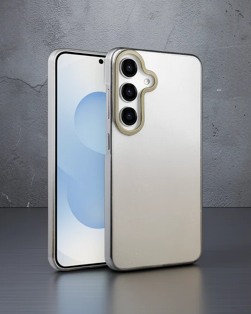 Samsung Galaxy A14 4g Glossy Kapak - Çöl Titanyum