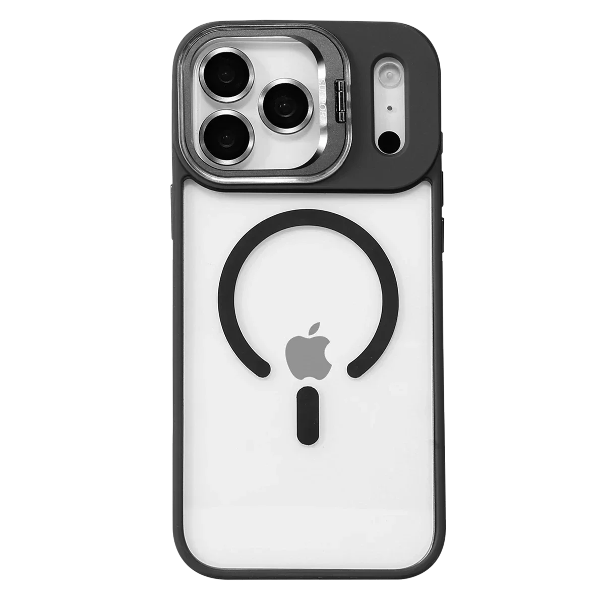 Joko Apple iPhone 17 Pro Max Remim Lensli Magsafe Standlı Kapak - Siyah görsel 2