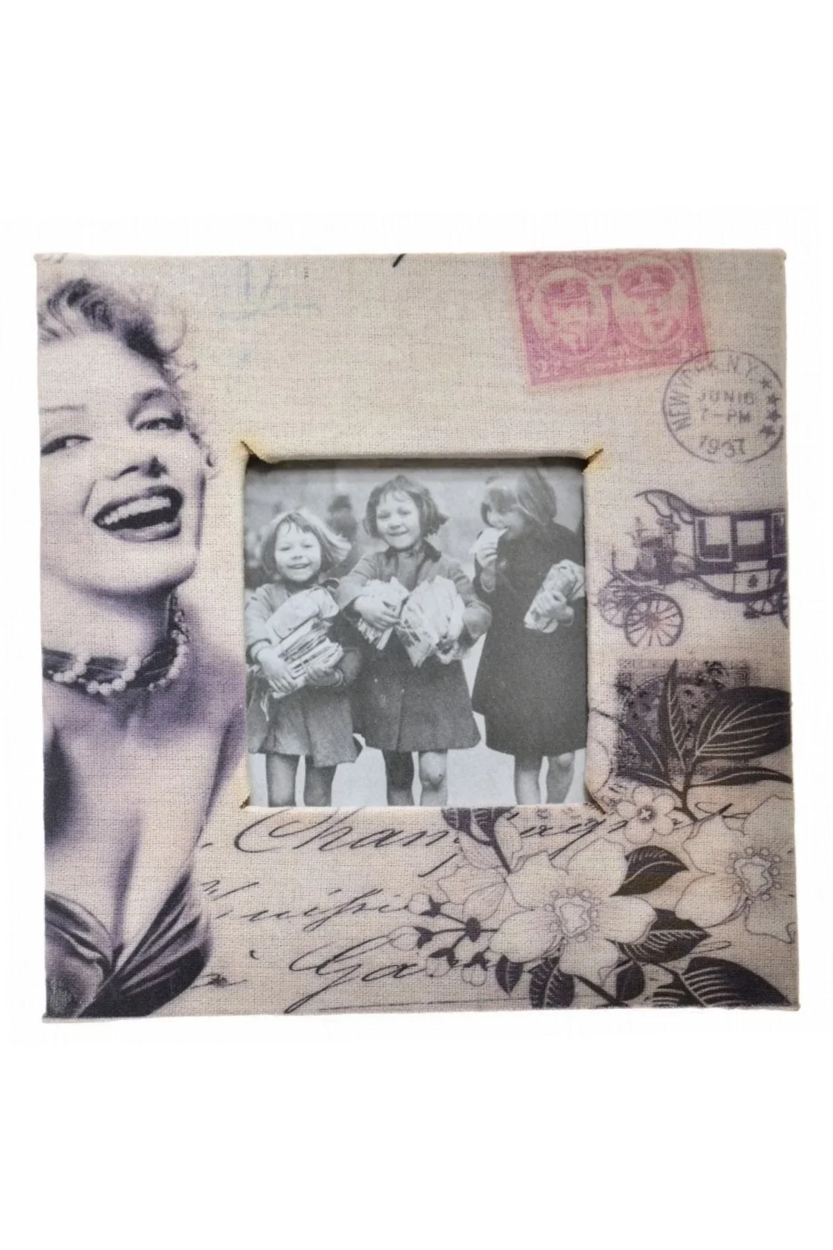 Decotown Marilyn Monroe Tasarım Ahşap Resim Fotoğraf Çerçevesi görsel 3