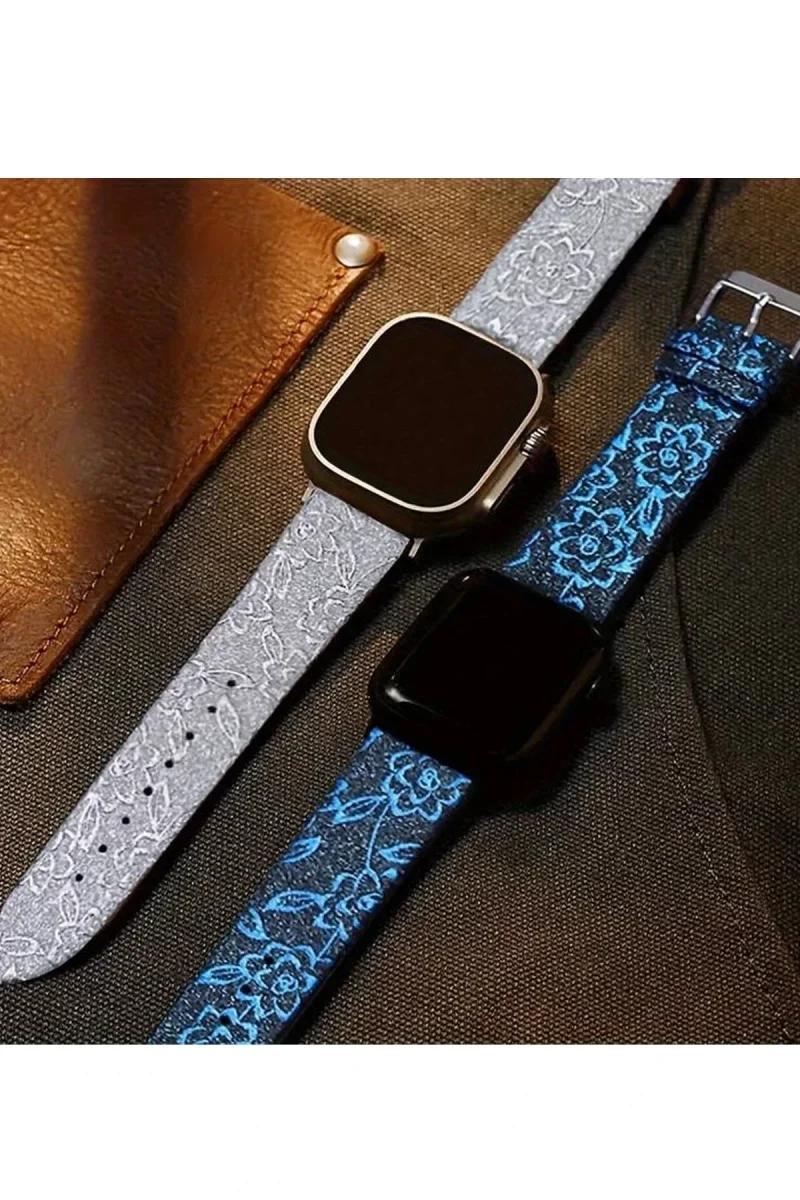 Apple Watch 42mm Creeper Desenli Kordon - Gold görsel 3