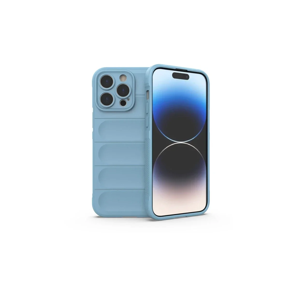 Apple iPhone 15 Pro Kılıf Optimum Silikon - Sky Blue