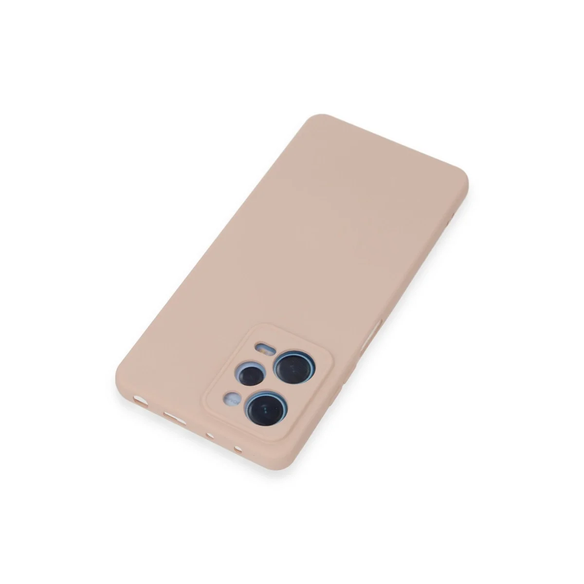 Xiaomi Redmi Note 12 Pro 5g Kılıf Nano İçi Kadife Silikon - Pudra görsel 4