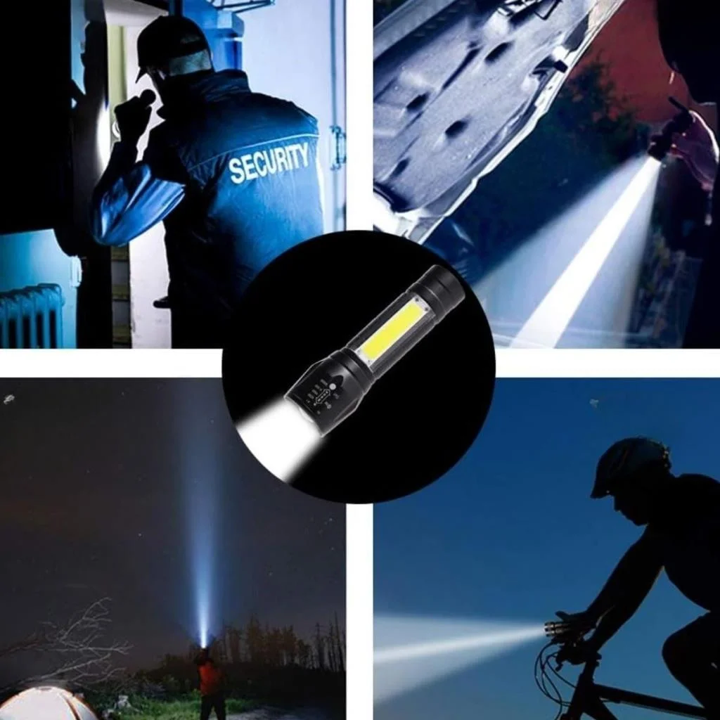 Kutulu Mini El Feneri – Taşınabilir LED Kamp ve Acil Durum El Lambası Plastik Gövde görsel 4