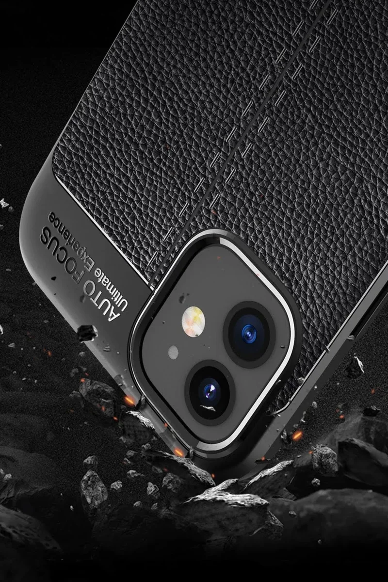 Apple iPhone 12 Mini Kılıf Auto Focus Kapak - Kırmızı görsel 3