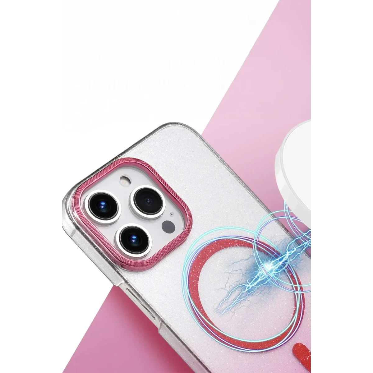 Apple iPhone 16 Pro Max Glossy Magsafe Kapak - Siyah görsel 2