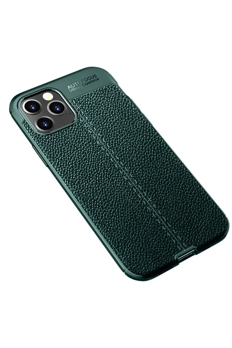 Apple iPhone 12 Pro Max Kılıf Auto Focus Kapak - Yeşil görsel 2