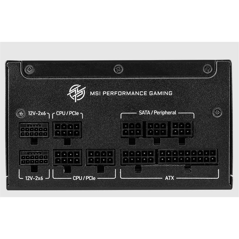 Psu Mpg A1250GS PCIE5 1250W 80+ Gold Atx 3.1 Pcıe 5.1 2X 12V-2X6 Power Supply görsel 2