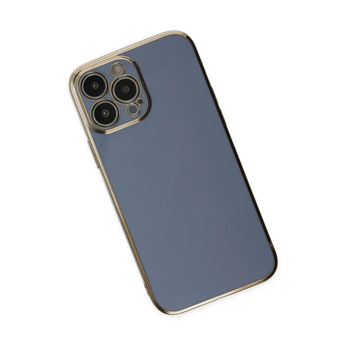 Apple İphone 14 Pro Kılıf Volet Silikon - Mavi görsel 3