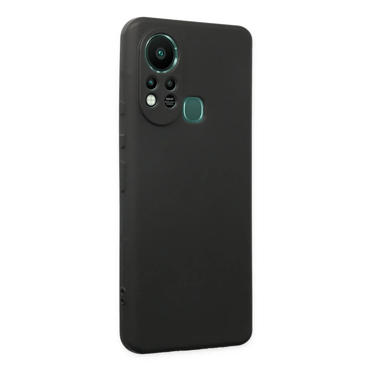 İnfinix Hot 11s Kılıf First Silikon - Siyah görsel 2