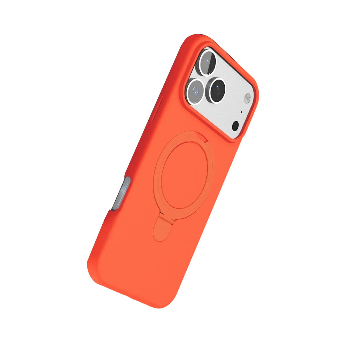 Apple iPhone 17 Pro Max Regal Magsafe Standlı Kapak - Turuncu görsel 3