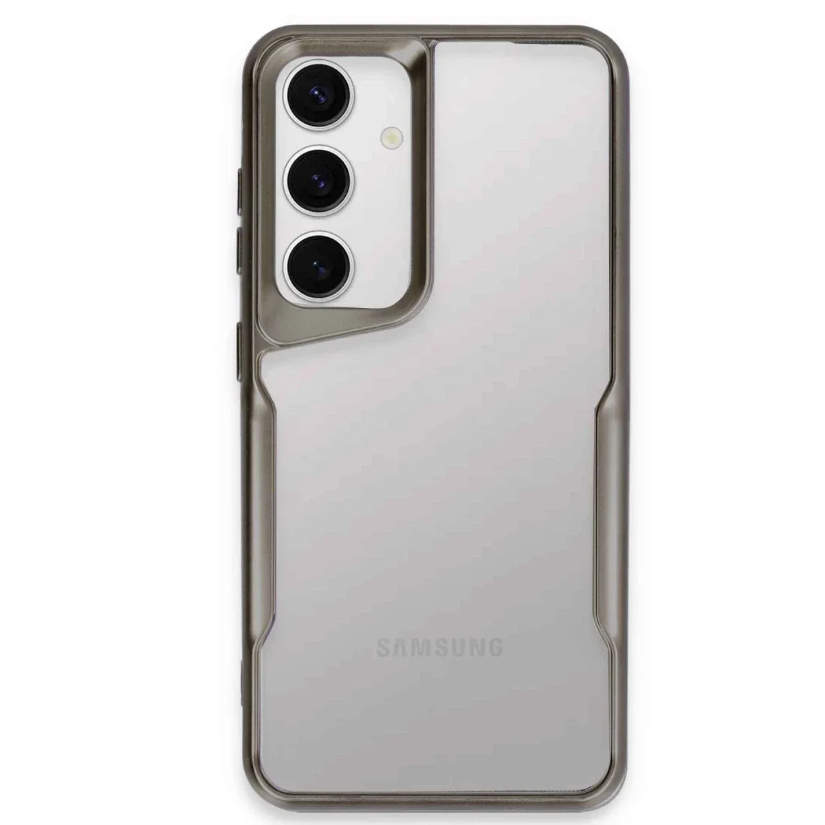 Samsung Galaxy S24 Kılıf Boyi Silikon Kapak - Titan Gri