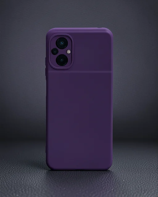 Xiaomi Poco M5 Kılıf Nano İçi Kadife Silikon - Mor