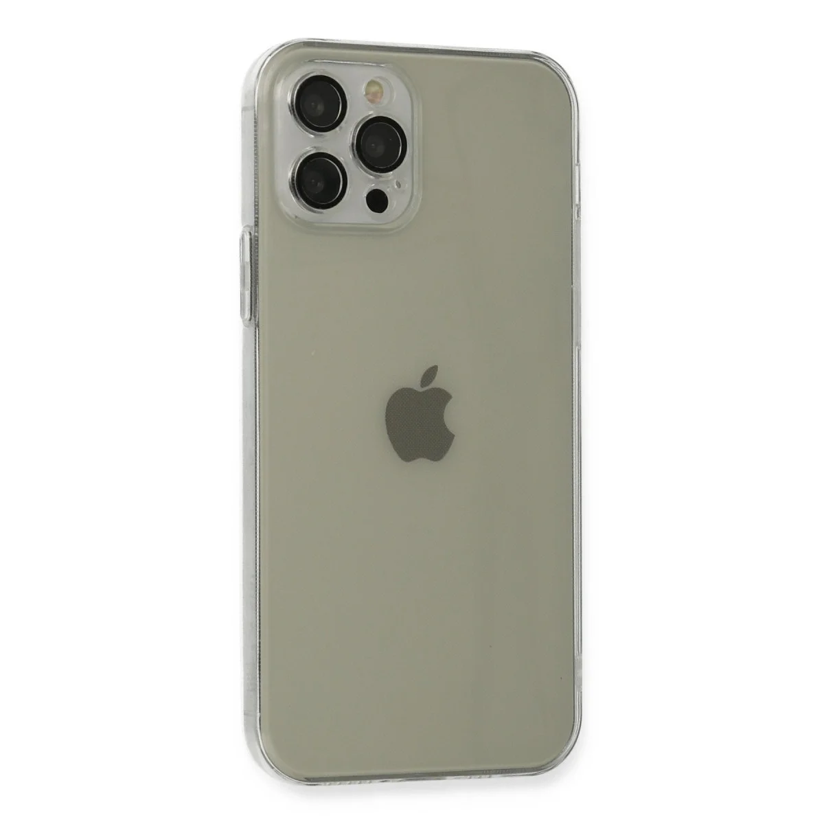 Apple İphone 12 Pro Max Kılıf Fly Lens Silikon - Şeffaf görsel 2