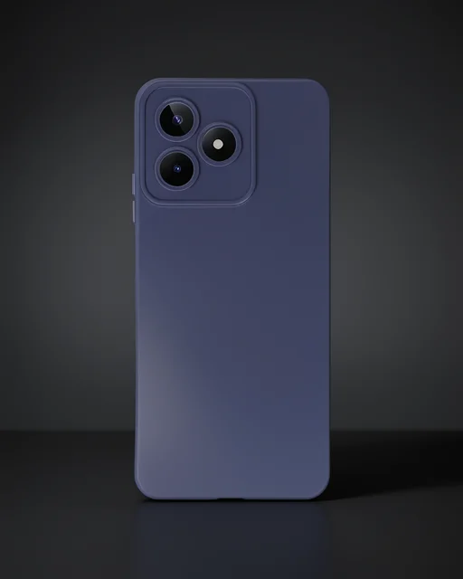 Realme C53 Kılıf Nano İçi Kadife Silikon - Lacivert
