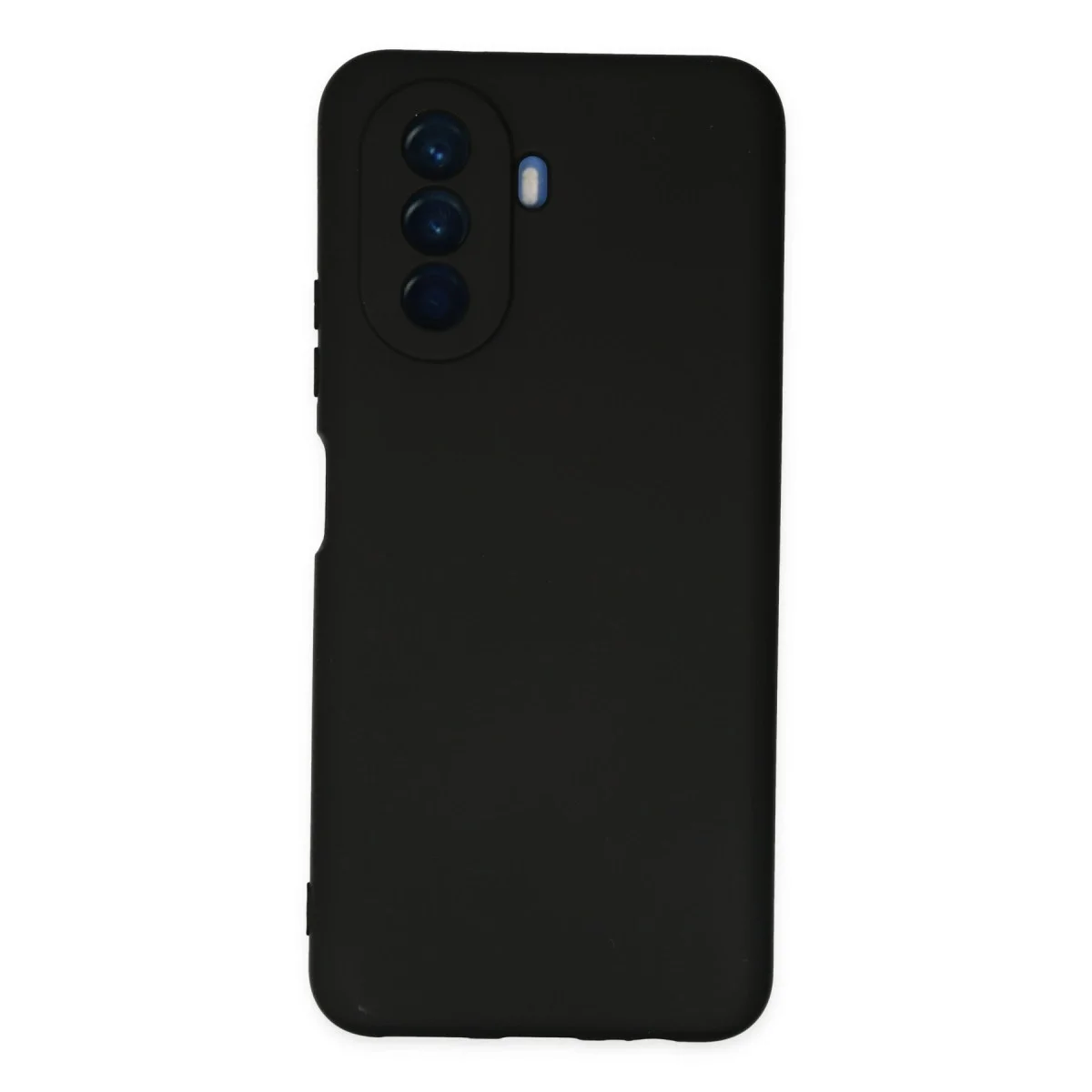Huawei Nova Y70 Kılıf Nano İçi Kadife Silikon - Siyah