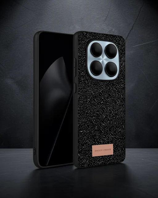Onegif Xiaomi Redmi Note 15 4g Bright Simli Kapak - Siyah