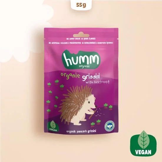 Organik Vegan Pancarlı Grissini 55 Gr