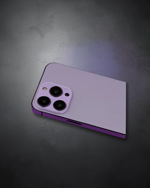 Apple İphone 13 Pro Max Rainbow Kamera Lens Koruma Cam - Mor