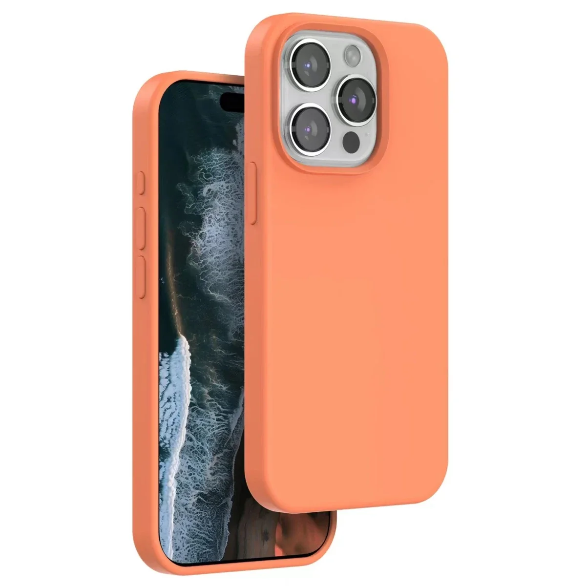 Venco Apple iPhone 14 Pro Max Home Magsafe Kapak - Turuncu