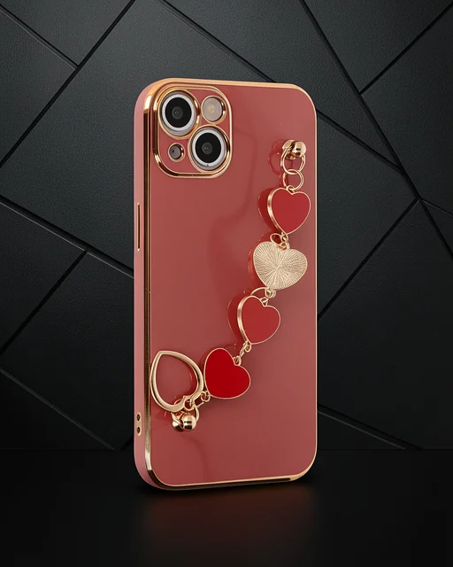 Apple İphone 14 Kılıf Esila Silikon - Kırmızı
