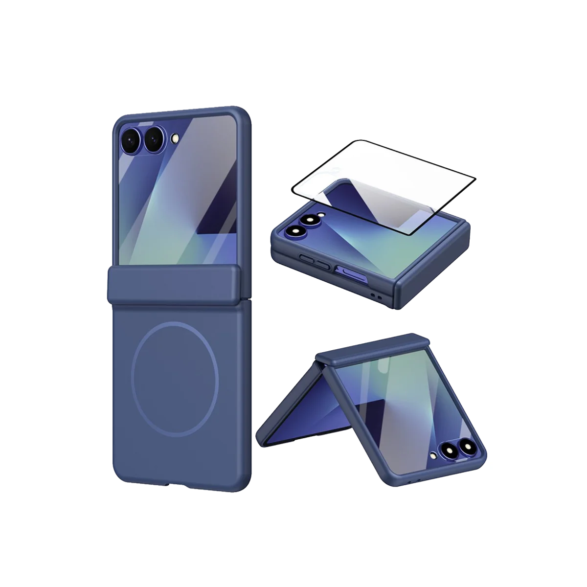 Joko Samsung Galaxy Z Flip 8 FlipPro Magsafe Kapak - Mavi