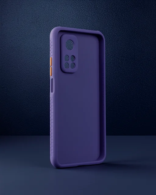 Xiaomi Mi 10t Pro Kılıf Miami Şeffaf Silikon - Açık Mor