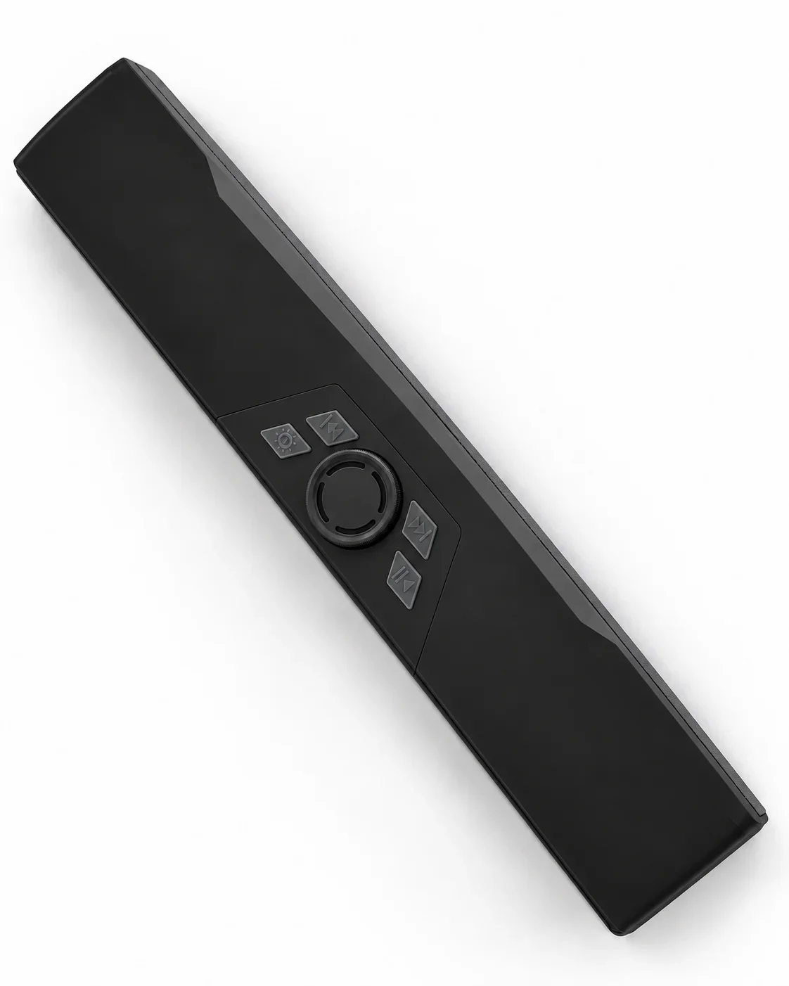 Monitör Altı Kullanıma Uygun Şarj Edilebilir Bluetooth Soundbar Hoparlör Siyah görsel 3