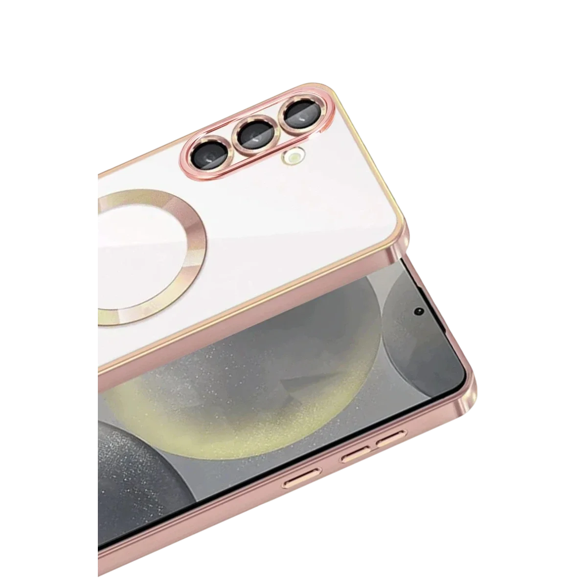 Samsung Galaxy A57 5G Kross Magneticsafe Kapak - Rose görsel 2