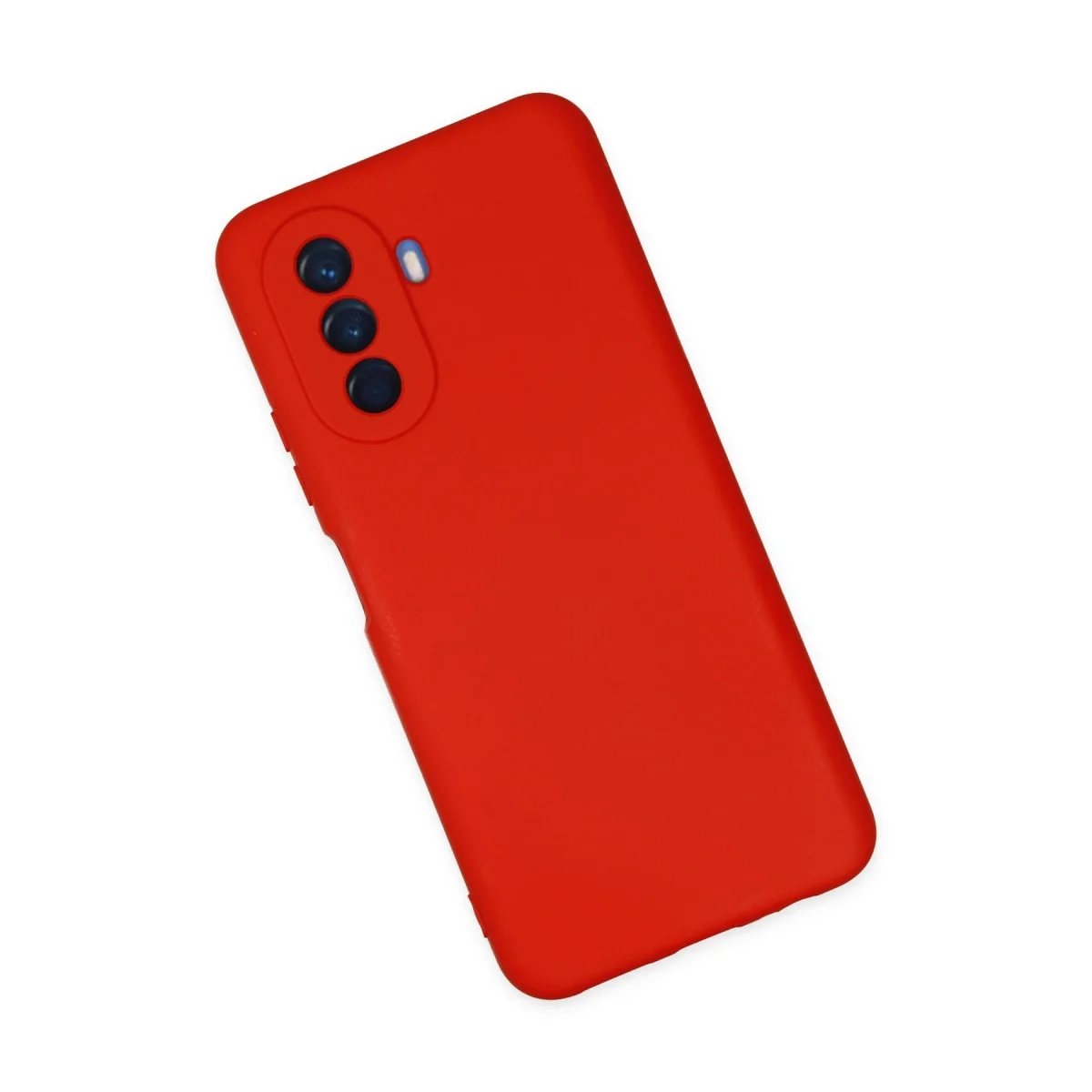 Huawei Nova Y70 Kılıf Nano İçi Kadife Silikon - Kırmızı görsel 3