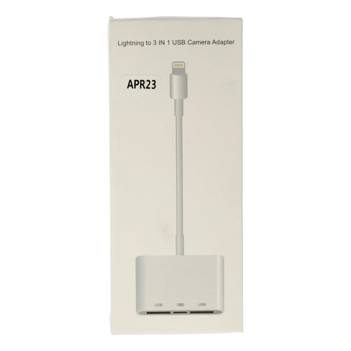 APR23 Iphone Otg 3in1 - Beyaz görsel 3