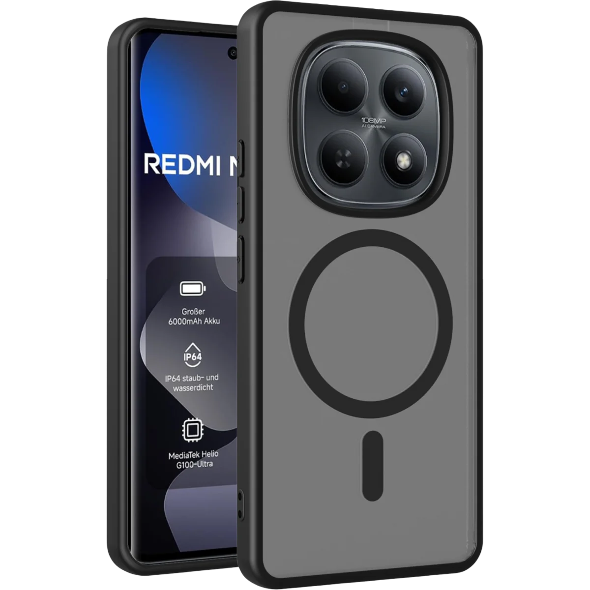 Joko Xiaomi Redmi Note 15 Pro Plus 5G Jota Magsafe Kapak - Siyah