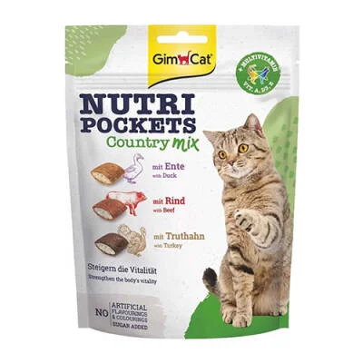 Nutripockets Country Mix Multivitaminli Kedi Ödül Maması 150 Gr