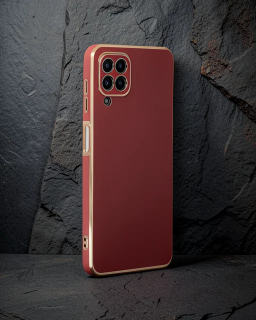 Samsung Galaxy A22 Kılıf Volet Silikon - Kırmızı