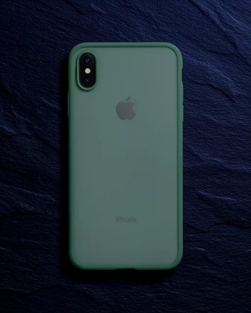 Apple İphone Xs Max Kılıf Montreal Silikon Kapak - Yeşil
