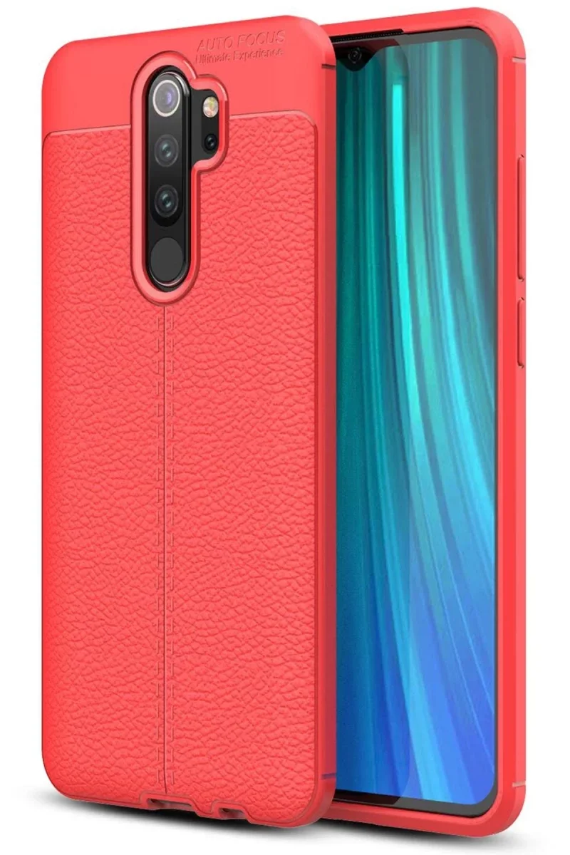 Xiaomi Redmi Note 8 Pro Kılıf Auto Focus Kapak - Kırmızı