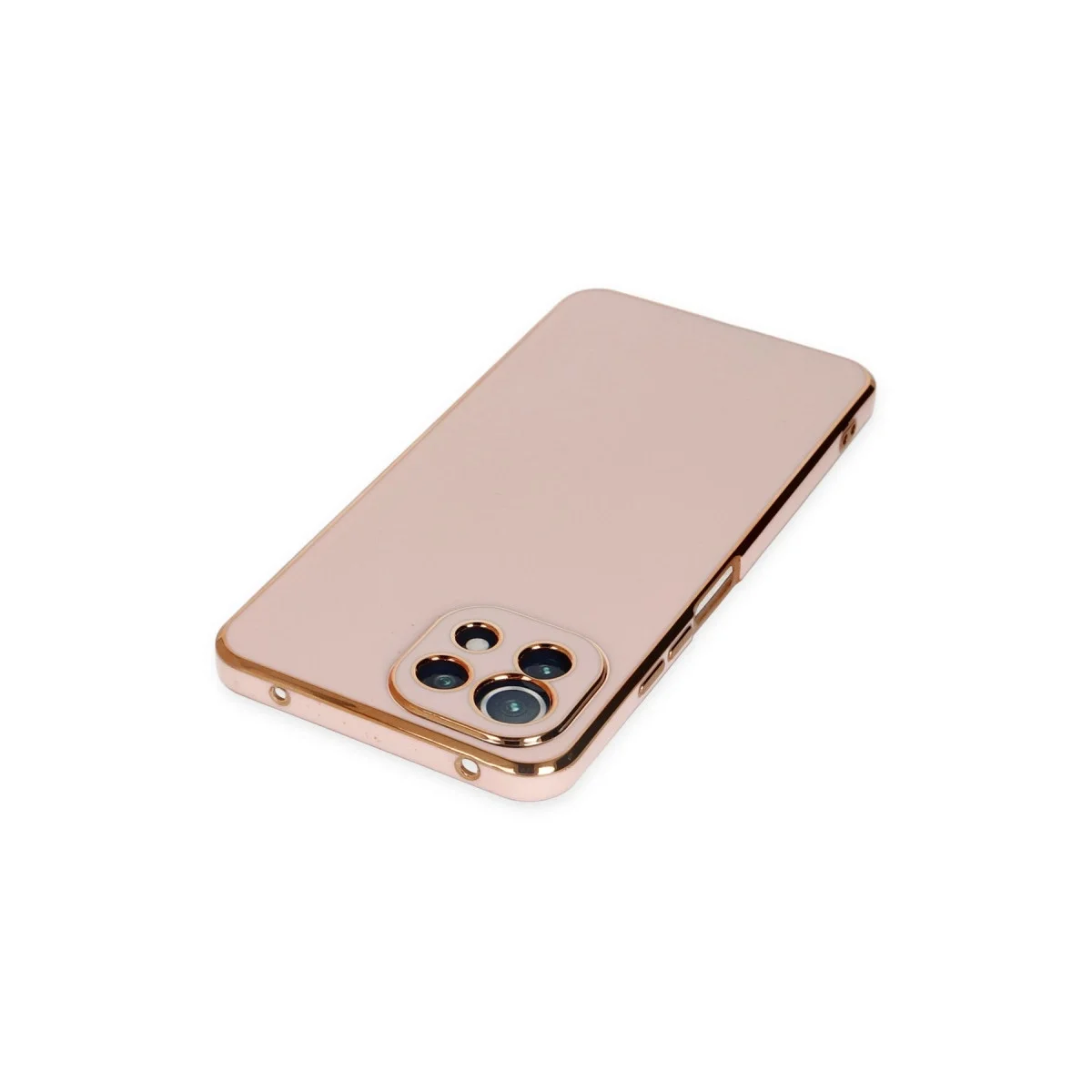 Xiaomi Mi 11 Lite Kılıf Volet Silikon - Pembe görsel 5