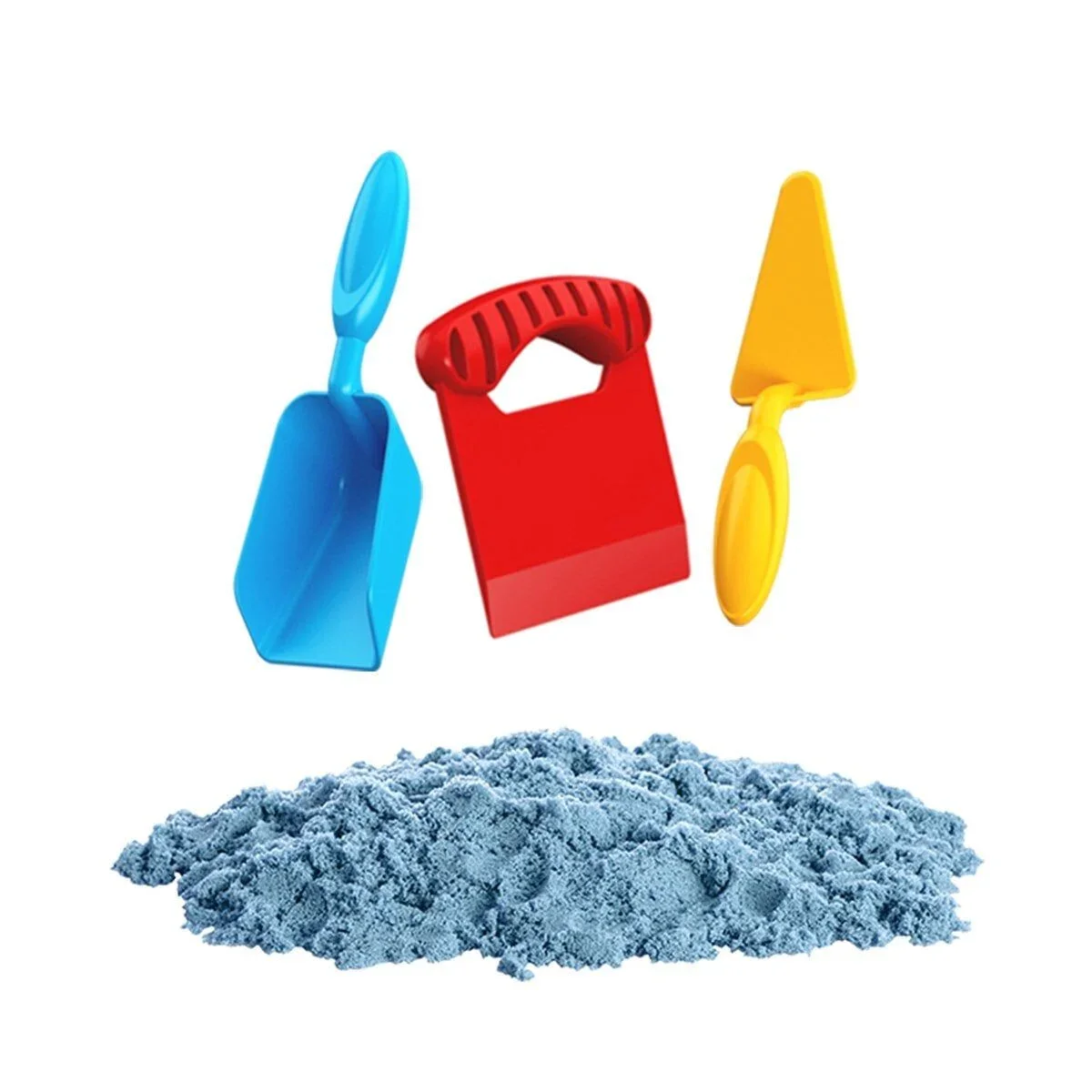 03691 Aksesuarlı Mavi Kinetik Oyun Kumu 1000 Gr görsel 2