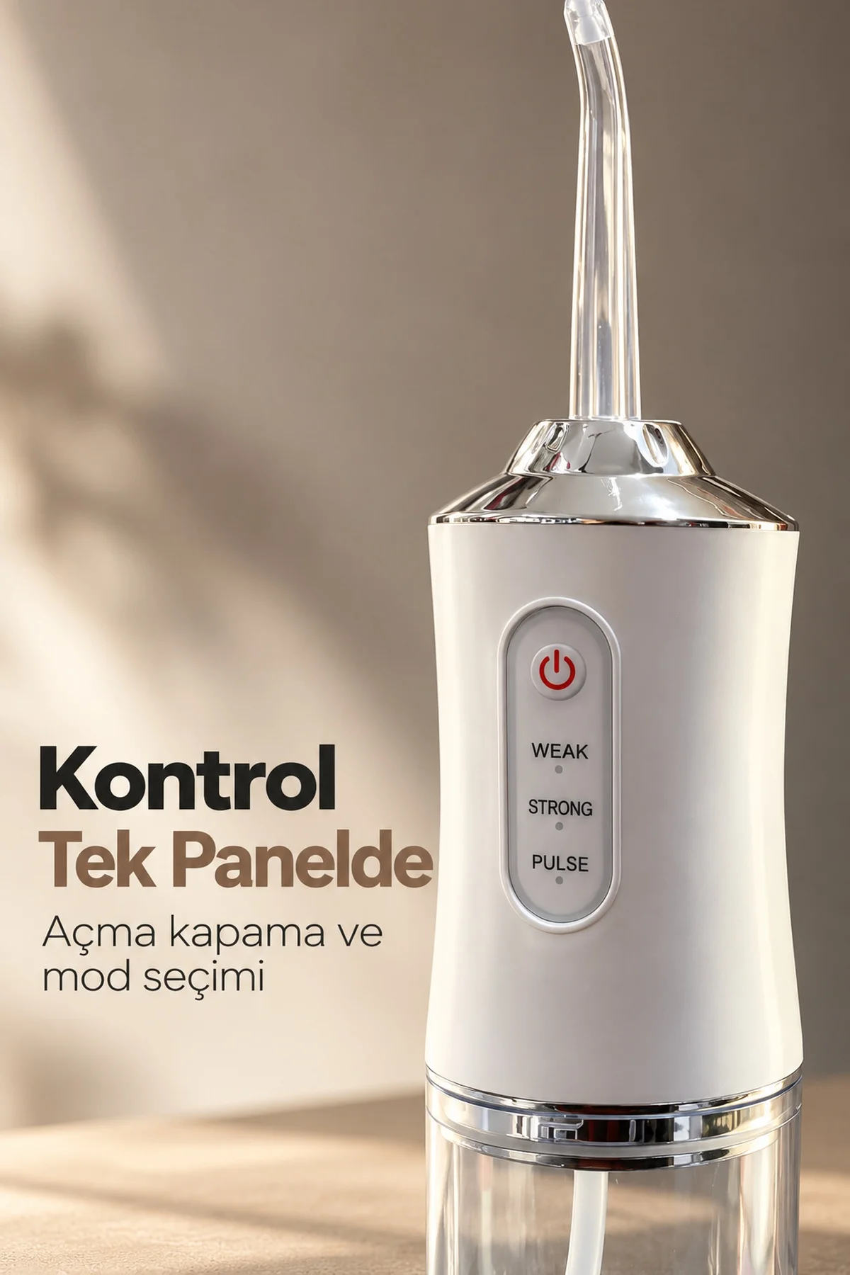 Ağız Duşu Çıkarılabilir Su Hazneli Beyaz Gövde