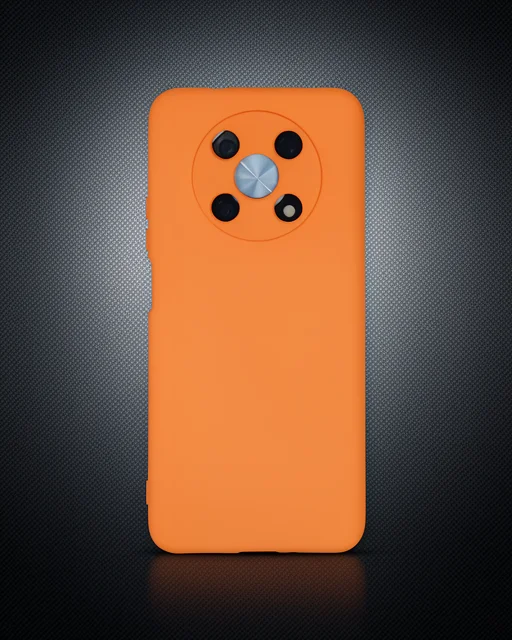 Huawei Nova Y90 Kılıf Nano İçi Kadife Silikon - Turuncu