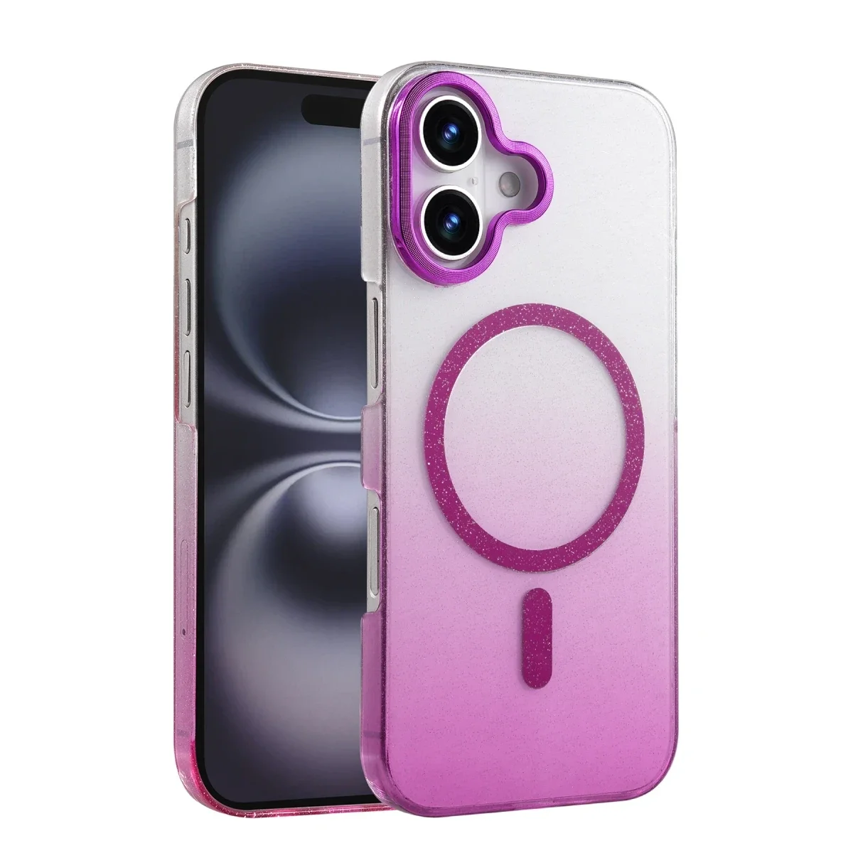 Apple iPhone 16 Plus Glossy Magsafe Kapak - Mor