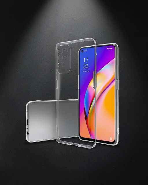 Oppo Reno 5 Lite Kılıf Lüx Şeffaf Silikon
