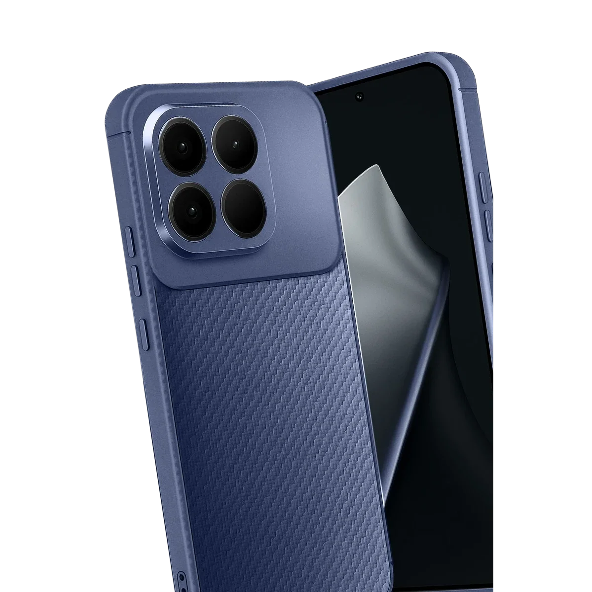 Xiaomi Mi 15T Auto Focus Karbon Kapak - Lacivert görsel 3