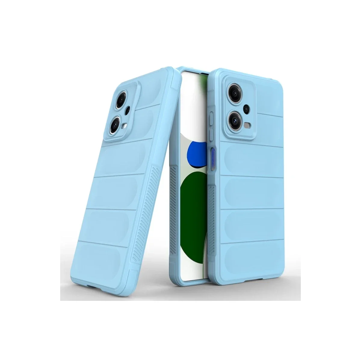 Xiaomi Poco X5 5G Kılıf Optimum Silikon - Sky Blue görsel 2