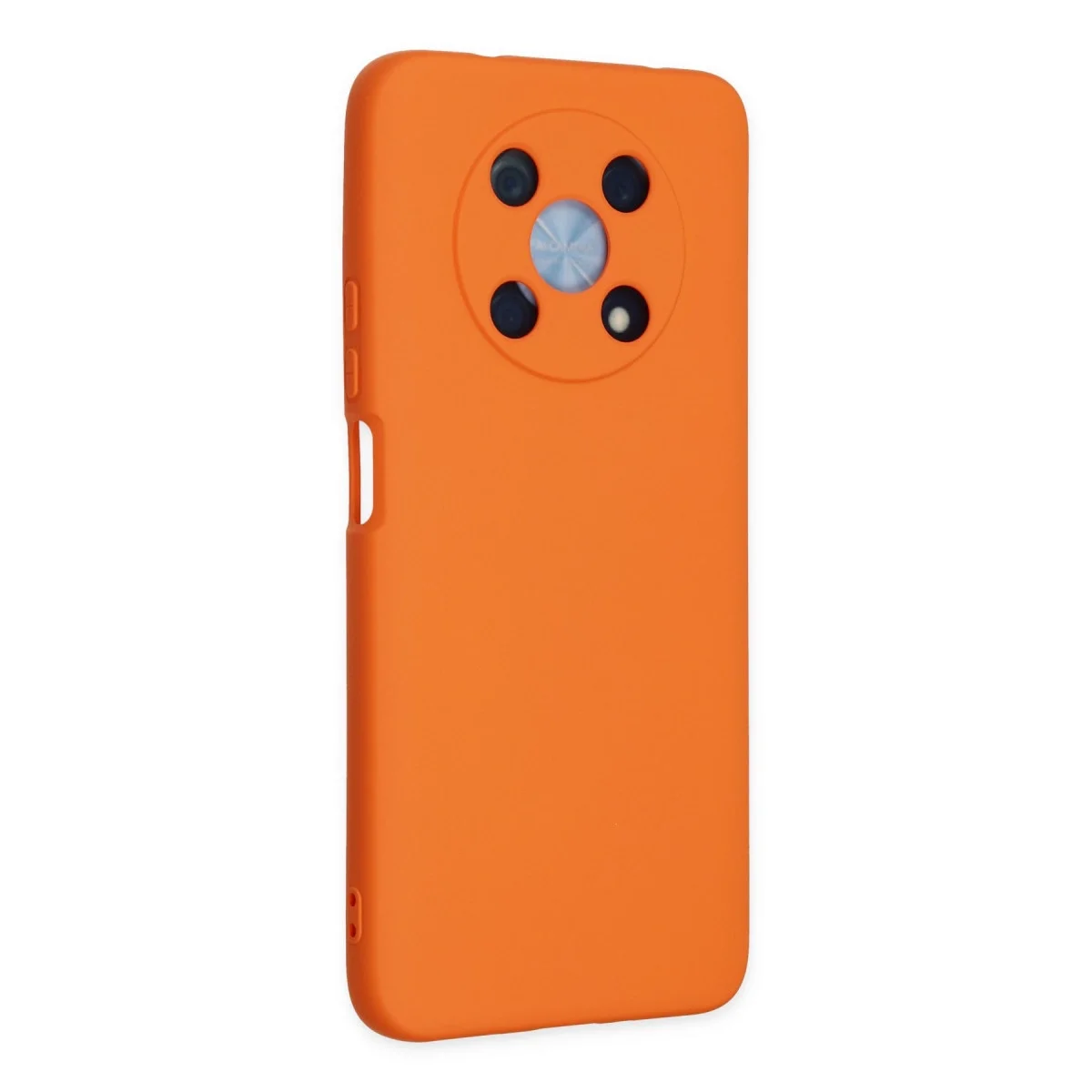 Huawei Nova Y90 Kılıf Nano İçi Kadife Silikon - Turuncu görsel 2