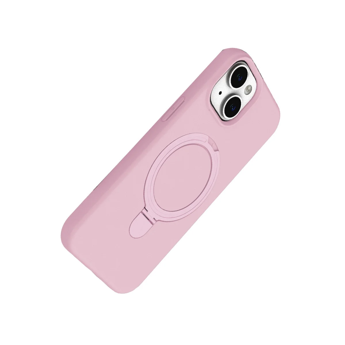 Apple İphone 15 Plus Regal Magsafe Standlı Kapak - Açık Pembe görsel 3